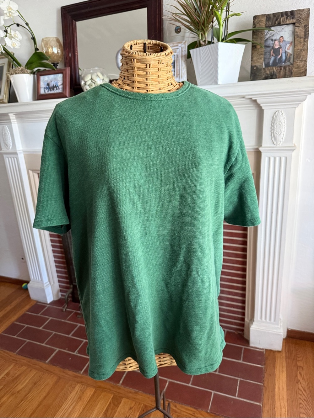 Rag & Bone green casual boxy shirt XL